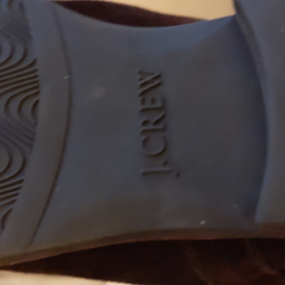 J. Crew chocolate brown suede riding boots-sz 9 - Picture 7 of 11